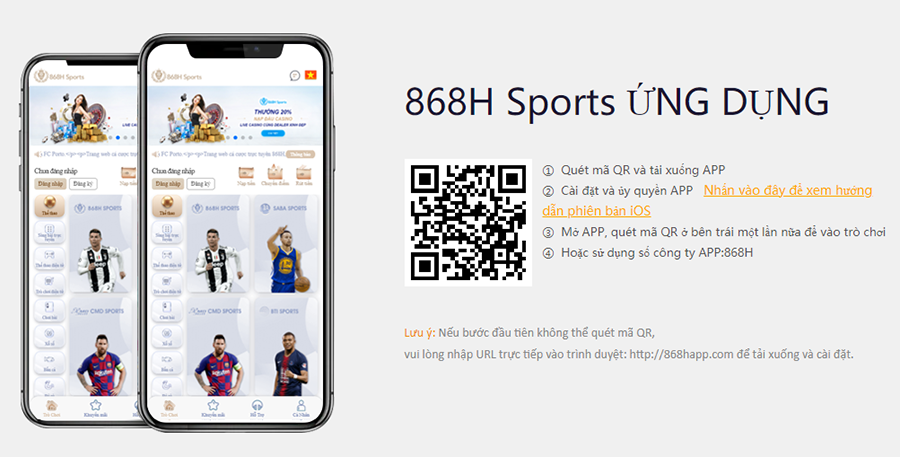 Hướng dẫn tải app nhà cái 868H về di động