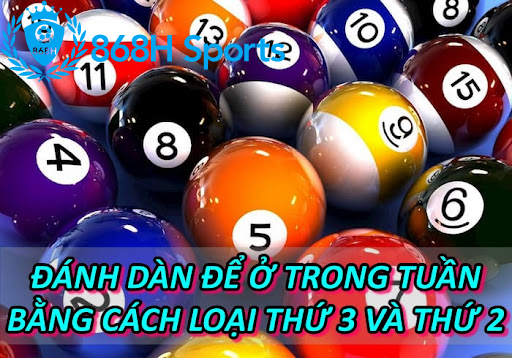 Đánh dàn để ở trong tuần bằng cách loại thứ 3 và thứ 2