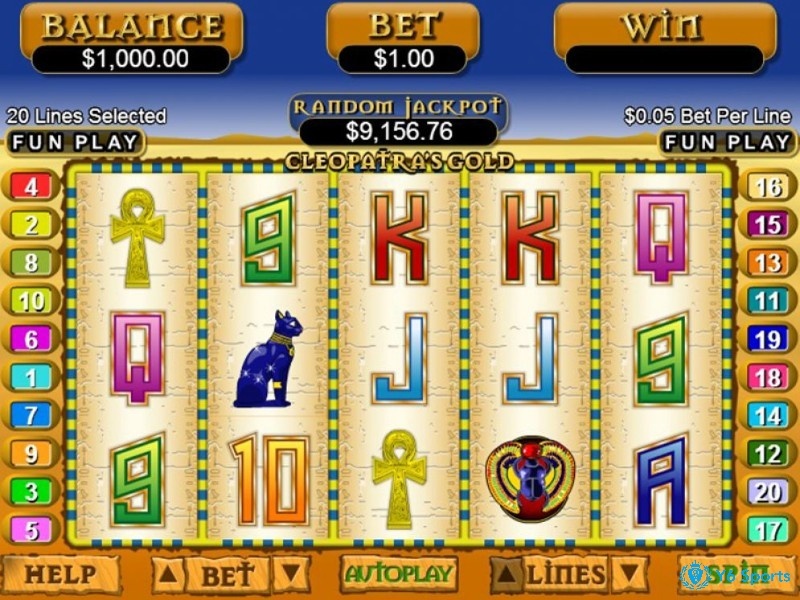 Cleopatra's Gold slot: Trải nghiệm Vòng quay vàng mới lạ