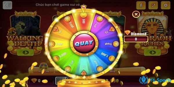 Nút Spin (quay) quen thuộc trong game nổ hũ