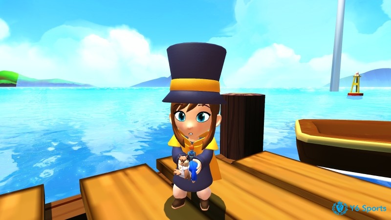 Hat Kid cùng chiếc nón mới