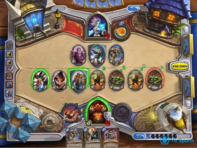 Tại Game Hearthstone, người chơi đòi hỏi phải có sự linh hoạt giữa các ván bài