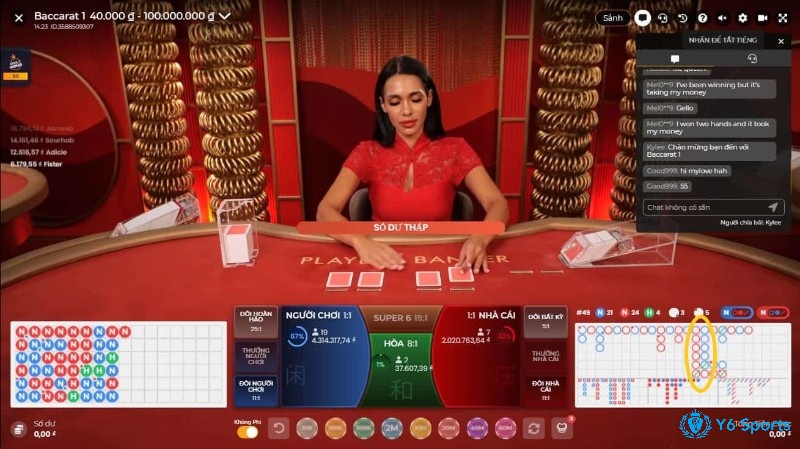 Áp dụng kinh nghiệm chơi baccarat bằng theo cửa cược về nhiều nhất