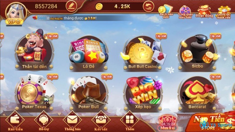 Nổ hũ tại web game đã tích hợp rất nhiều các trò chơi nổi tiếng