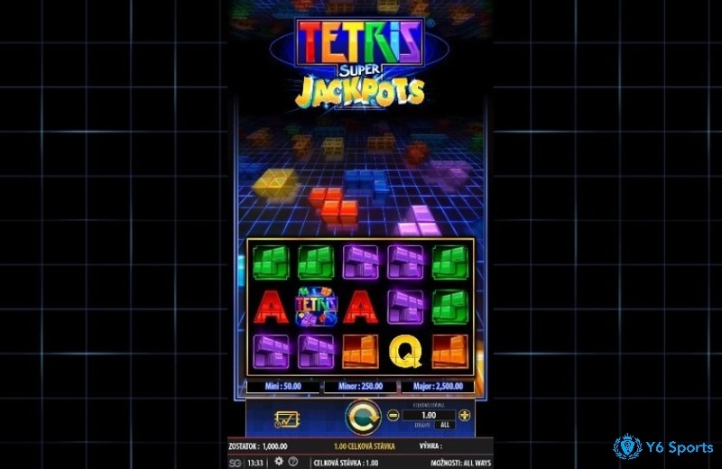 Tetris Super Jackpots: Slot Tetris của WMS Gaming