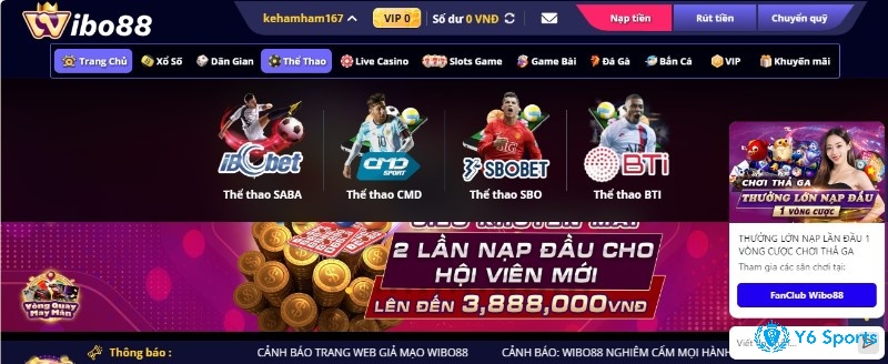 Web cá độ bóng đá uy tín Wibo88 được nhiều cược thủ săn đón